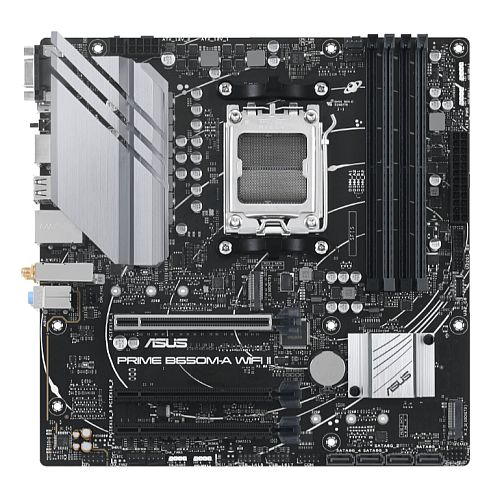 ASUS PRIME B650M-A WIFI II AM5 Micro ATX Motherboard DDR5 Wi-Fi 6 ASUS PRIME B650M-A WIFI II AM5 Micro ATX Motherboard DDR5 Wi-Fi 6